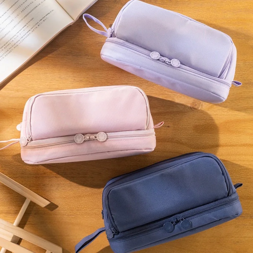 Aesthetic Large Pencil Case Pouch - Kotak Pensil Kawaii Kantong Pensil Estetika