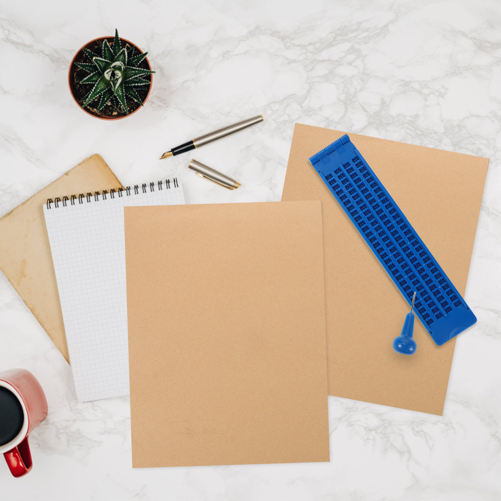 Alat Tulis Braille Portabel un - Writing Tools ulasan dan harga