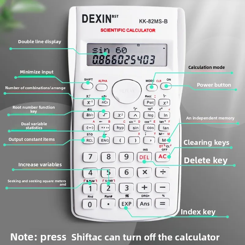 Kalkulator Sains untuk Ujian F - Scientific Calculator For Secondary School ulasan dan harga