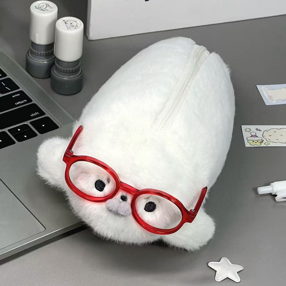 Tempat Pensil Boneka Anjing La - Aesthetic Large Pencil Case Pouch ulasan dan harga