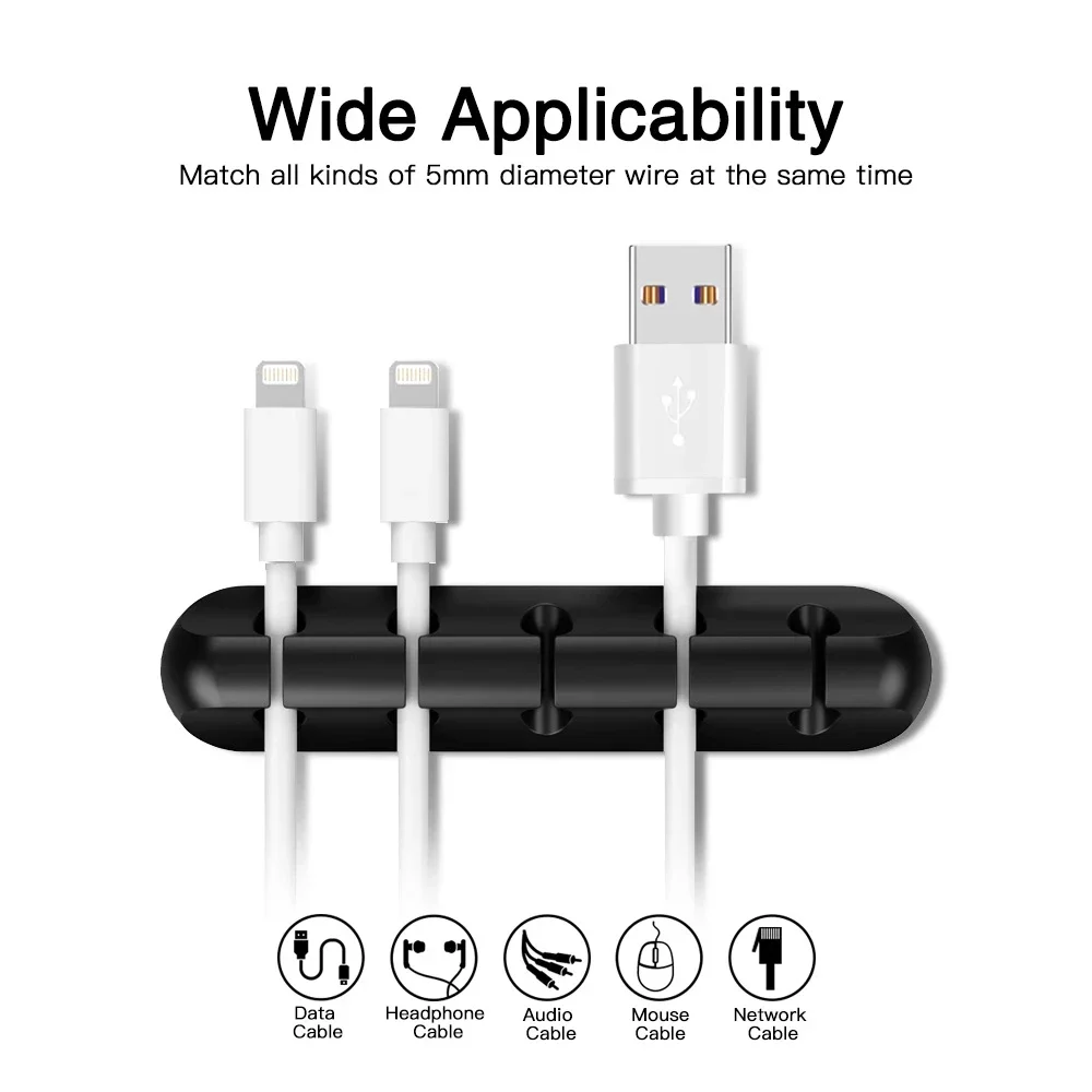 Organizer Kabel USB Silikon, P - Desk Accessories ulasan dan harga